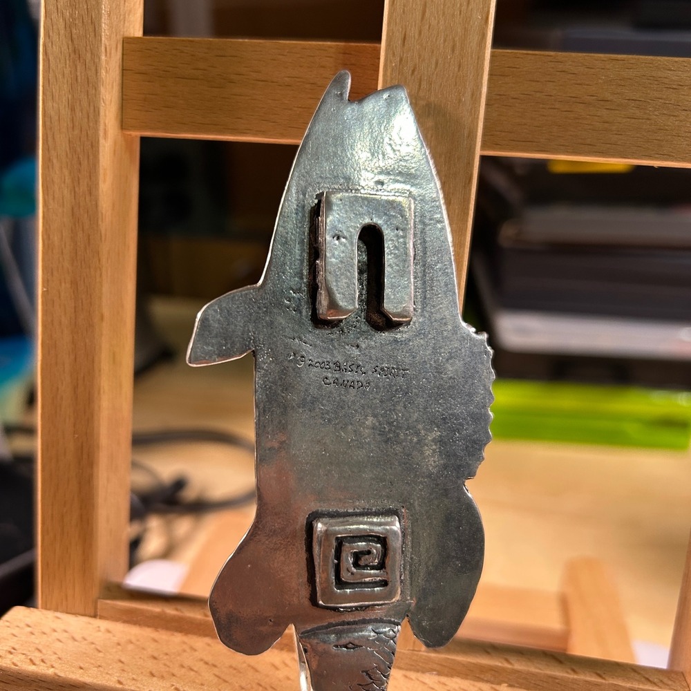 Basic Spirit Canada Pewter Fish Wall Hook Trout Salmon Nature Cabin Decor 2003 - Picture 4 of 5